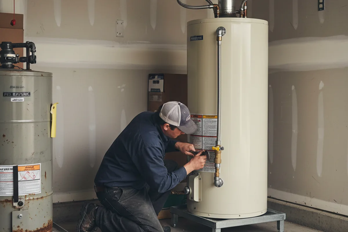 Water heater and shutoff valve replacement in Watsonville